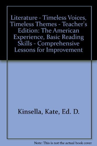 Stock image for Literature - Timeless Voices, Timeless Themes - Teacher's Edition: The American Experience, Basic Reading Skills - Comprehensive Lessons for Improvement for sale by Allied Book Company Inc.