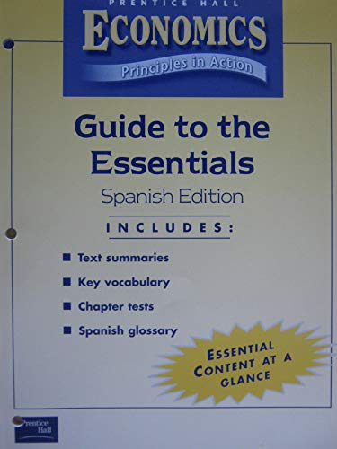 Stock image for Economics Principles in Action Guide to the Essentials Spanish Edition for sale by dsmbooks