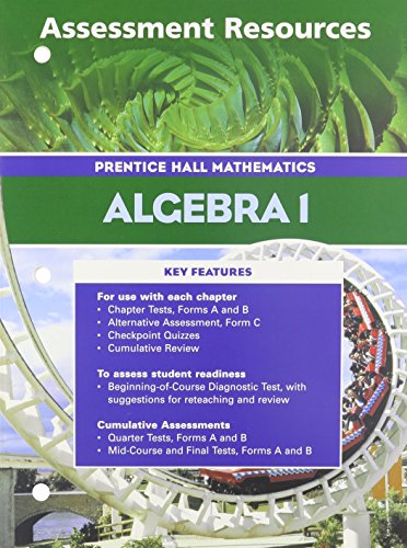 9780130633897: Algebra 1 3rd Edition Assessment Resources 2004c