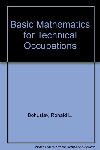 Stock image for Basic Mathematics for Technical Occupations for sale by Better World Books