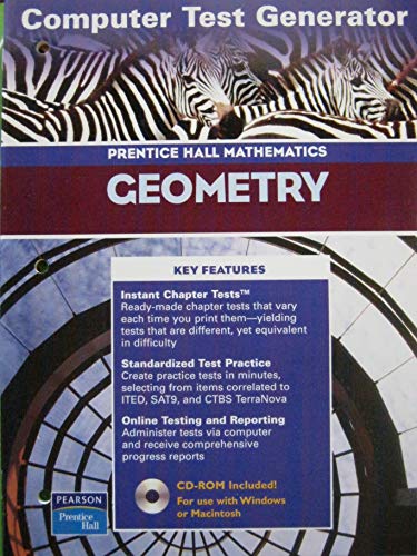 Stock image for GEOMETRY 3RD EDITION COMPUTER TEST BANK ITEM BOOK AND CD-ROM 2004C for sale by Better World Books
