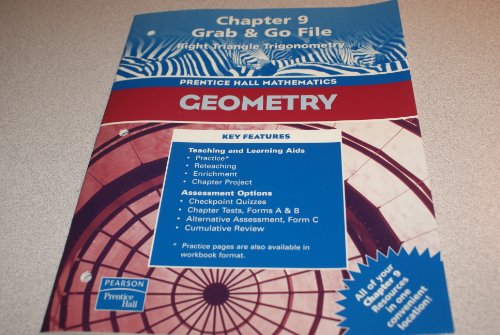 Stock image for Geometry, Chapter 9 Grab & Go File: Right Triangle Trigonometry (Prentice Hall Mathematics) for sale by SecondSale