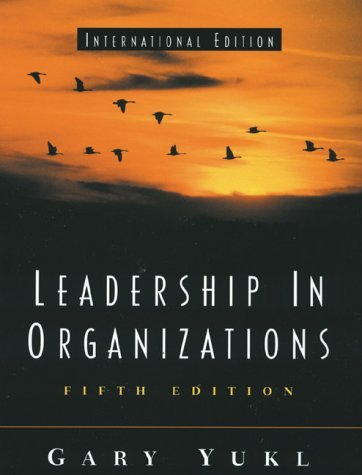 Beispielbild fr Leadership in Organizations zum Verkauf von Better World Books Ltd