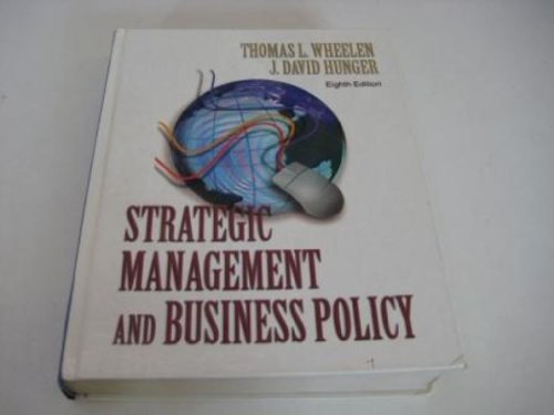 Imagen de archivo de Strategic Management and Business Policy a la venta por ThriftBooks-Atlanta