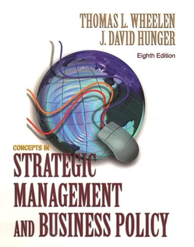 9780130651310: Concepts of Strategic Management and Business Policy