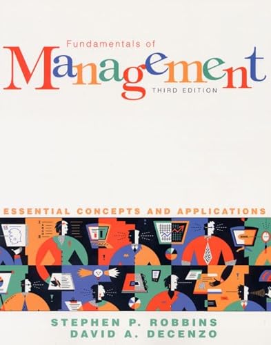 Stock image for Fundamentals of Management: Essential Concepts and Applications, 3rd for sale by a2zbooks