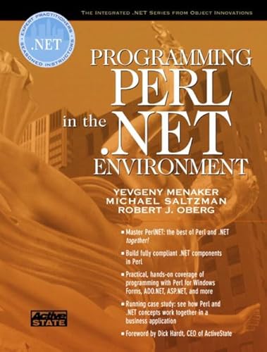 Beispielbild fr Programming Perl in the . NET Environment zum Verkauf von Better World Books