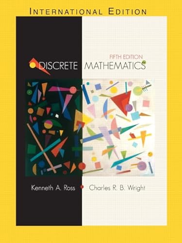 Imagen de archivo de Discrete Mathematics (5th Edition) a la venta por Wrigley Books