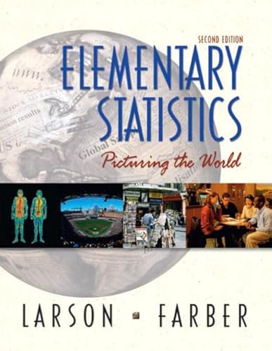 Imagen de archivo de Elementary Statistics: Picturing the World (2nd Edition) a la venta por SecondSale