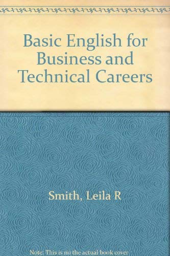 9780130657152: Basic English for Business and Technical Careers