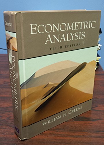 9780130661890: Econometric Analysis: United States Edition