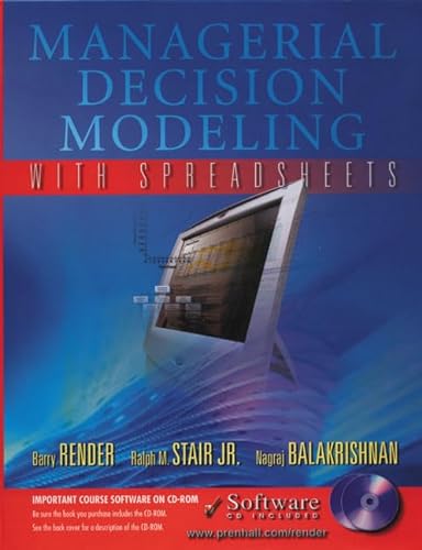 Beispielbild fr Managerial Decision Modeling with Spreadsheets zum Verkauf von Better World Books Ltd
