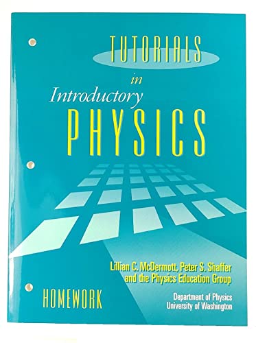 Stock image for Tutorials in Introductory Physics: Homework for sale by SecondSale