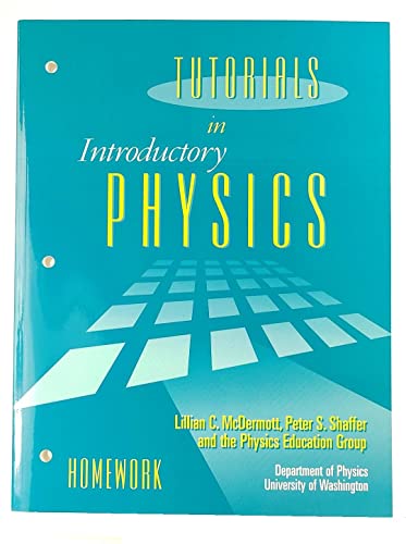 9780130662453: Tutorials in Introductory Physics: Homework