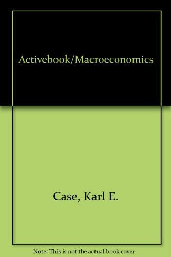 Imagen de archivo de Activebook, Macroeconomics (6th Edition) a la venta por Hawking Books