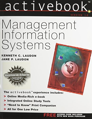 9780130663559: Management Information Systems Activebook