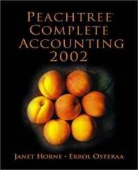 Beispielbild fr Peachtree Complete 2002: A 1st Course zum Verkauf von Irish Booksellers