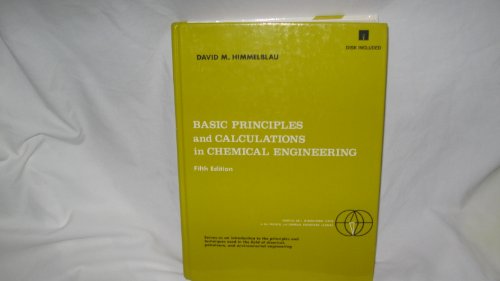 Beispielbild fr Basic Principles and Calculations in Chemical Engineering/Book and Disk (PRENTICE-HALL INTERNATIONAL SERIES IN THE PHYSICAL AND CHEMICAL ENGINEERING SCIENCES) zum Verkauf von HPB-Red