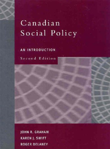 9780130671066: Canadian Social Policy:An Introduction