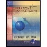 Operations Management - With CD (9780130671134) by Unknown Author