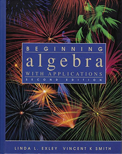 Imagen de archivo de Beginning Algebra with Applications a la venta por SecondSale