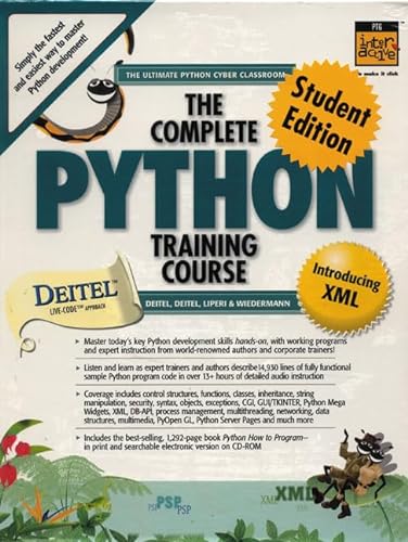 The Complete Python Training Course: Student Edition (9780130673763) by Deitel, Harvey M.; Deitel, Paul J.; Liperi, J. P.; Wiedermann, Ben