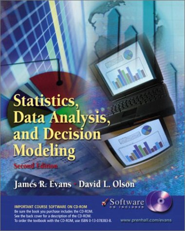 Imagen de archivo de Statistics, Data Analysis, and Decision Modeling a la venta por The Book Cellar, LLC