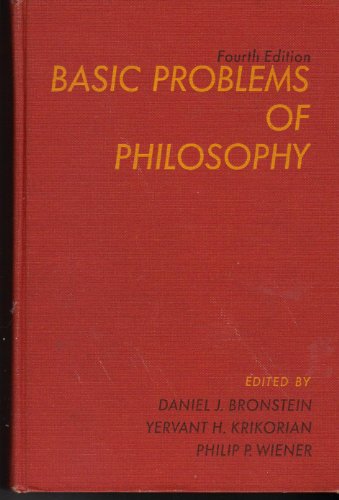 Stock image for Basic Problems of Philosophy. for sale by Hawking Books