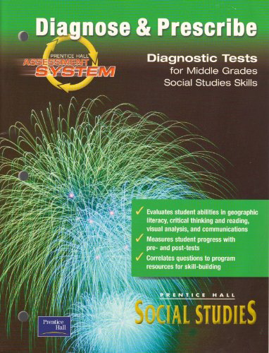 Imagen de archivo de Diagnose & Prescribe: Diagnostic Tests for Middle Grades Social Studies Skills a la venta por Nationwide_Text