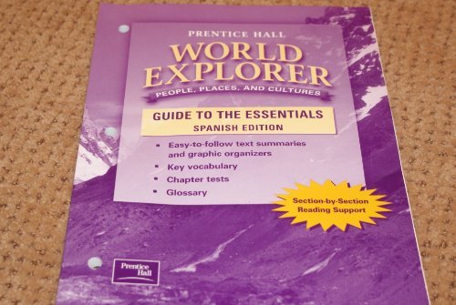 9780130680754: World Explorer: People, Places, Cultures 1st Edition Guide to the Essentials Spanish 2003c
