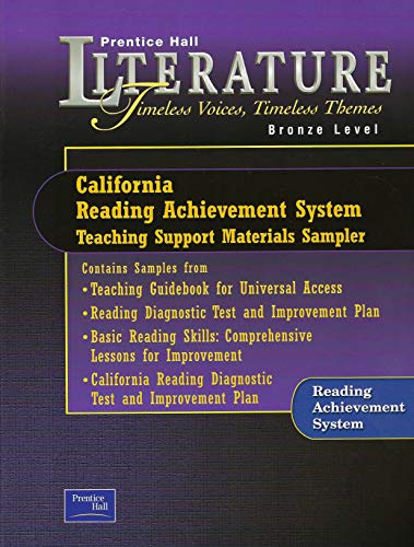 Stock image for California Reading Achievement System: Teaching Support Materials Sampler for sale by ThriftBooks-Dallas