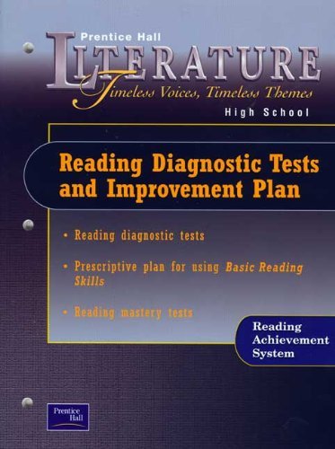 Beispielbild fr Literature: Reading Diagnostic Tests and Improvement Plan zum Verkauf von Allied Book Company Inc.