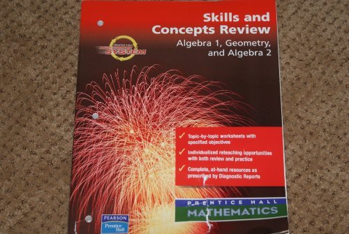 Stock image for Review & Reteach: Skills and Concepts Review for Algebra 1, Geometry, and Algebra 2 (Prentice Hall Mathematics) for sale by Nationwide_Text