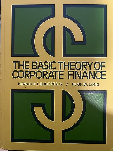 Stock image for The Basic Theory of Corporate Finance for sale by HPB-Red