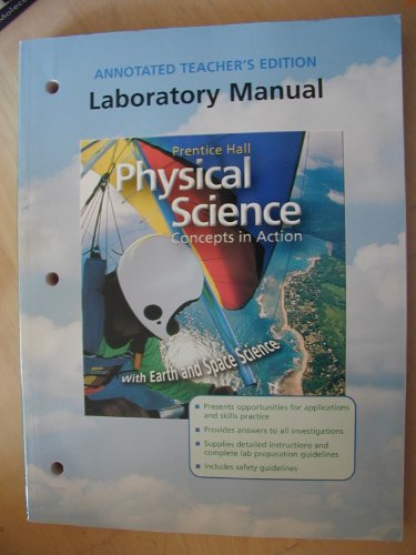 Beispielbild fr Prentice Hall Physical Science: Concepts in Action With Earth and Space Science (Laboratory manual), Annotated Teacher's Edition (2004-05-03) zum Verkauf von BooksRun