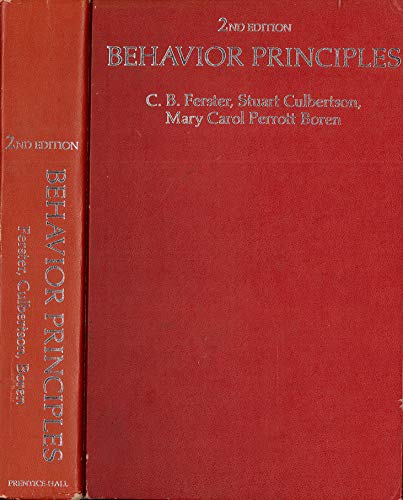 Beispielbild fr Behaviour Principles zum Verkauf von Wonder Book