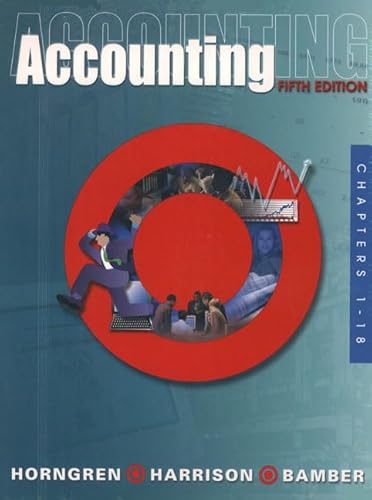 Beispielbild fr Accounting, Chapters 1-23 zum Verkauf von Better World Books