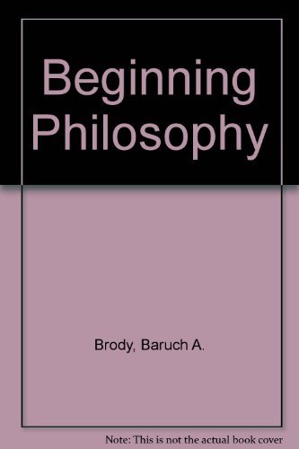 Imagen de archivo de Beginning philosophy a la venta por Wonder Book