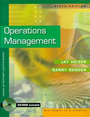 Stock image for Operations Management and Interactive CD Package (6th Edition) for sale by Irish Booksellers