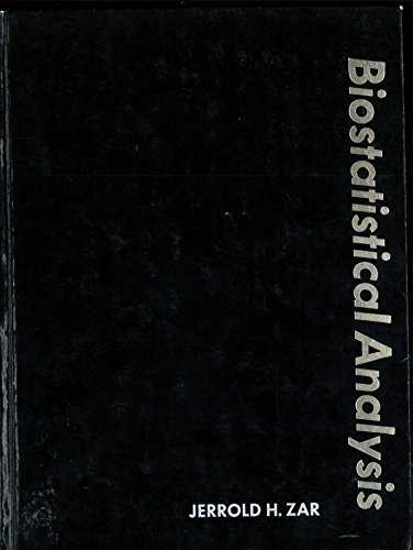 Imagen de archivo de Biostatistical Analysis a la venta por Better World Books