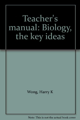Stock image for Teacher's manual: Biology, the key ideas for sale by Discover Books