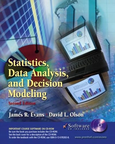 Stock image for Statistics, Data Analysis and Decision Modeling and Student CD-ROM for sale by Ammareal