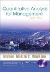 Imagen de archivo de Quantitative Analysis for Management and Student CD-ROM, Eighth Edition a la venta por Gulf Coast Books