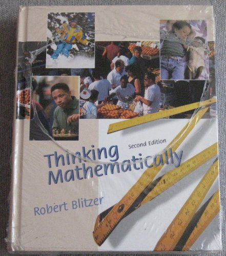 Stock image for Thinking Mathematically + Student Solutions Manual Package (2nd Edition) for sale by OwlsBooks