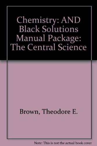 Chemistry: The Central Science - Black (9780130790675) by Brown, Theodore L.