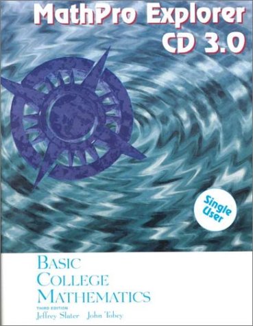 Imagen de archivo de Mathpro Explorer Cd 3.0: Basic College Mathematics a la venta por ThriftBooks-Dallas