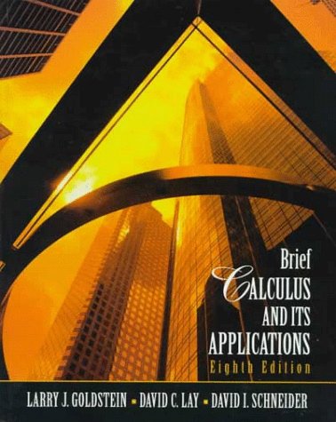 Imagen de archivo de Brief Calculus and Its Applications (8th Edition) a la venta por GridFreed