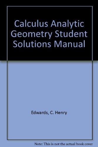 Imagen de archivo de Calculus With Analytic Geometry a la venta por ThriftBooks-Dallas
