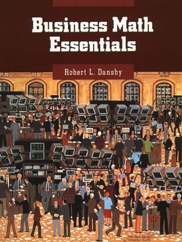 Beispielbild fr Business Math Essentials zum Verkauf von Better World Books