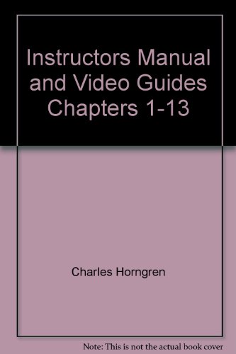 Stock image for Instructors Manual and Video Guides Chapters 1-13 for sale by ThriftBooks-Atlanta